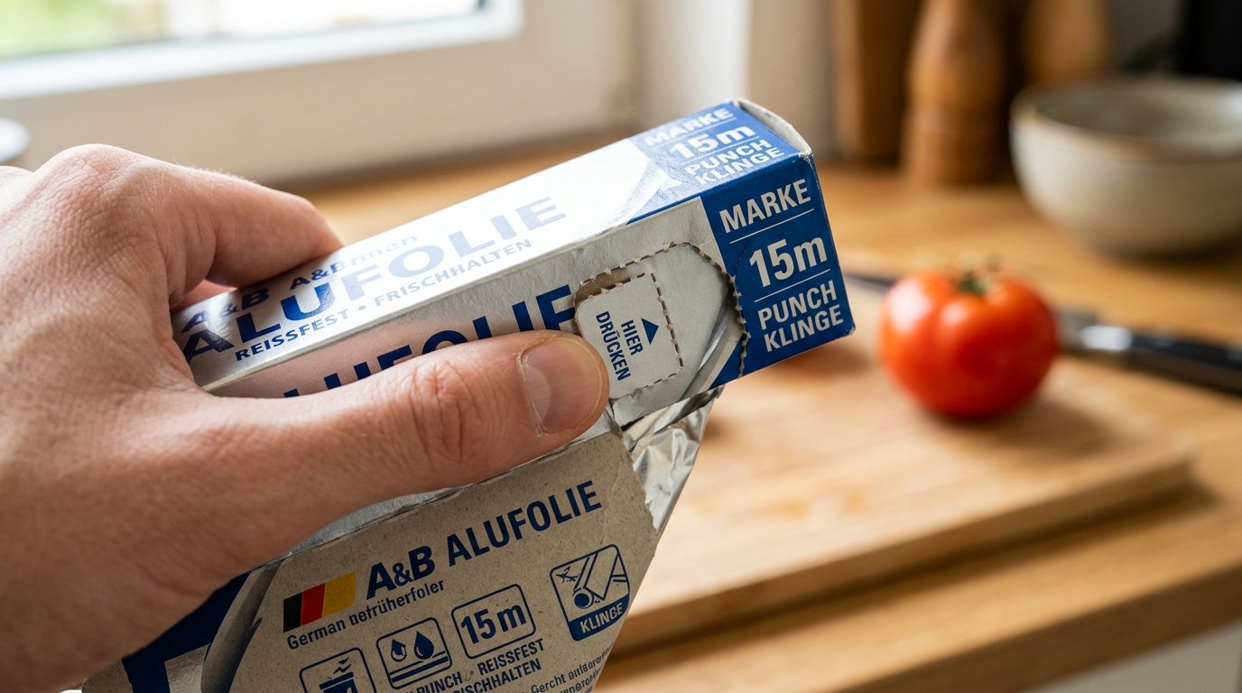 entdecken sie das versteckte geheimnis der aluminiumfolie verpackung und nutzen sie diese praktische funktion endlich richtig in ihrer küche