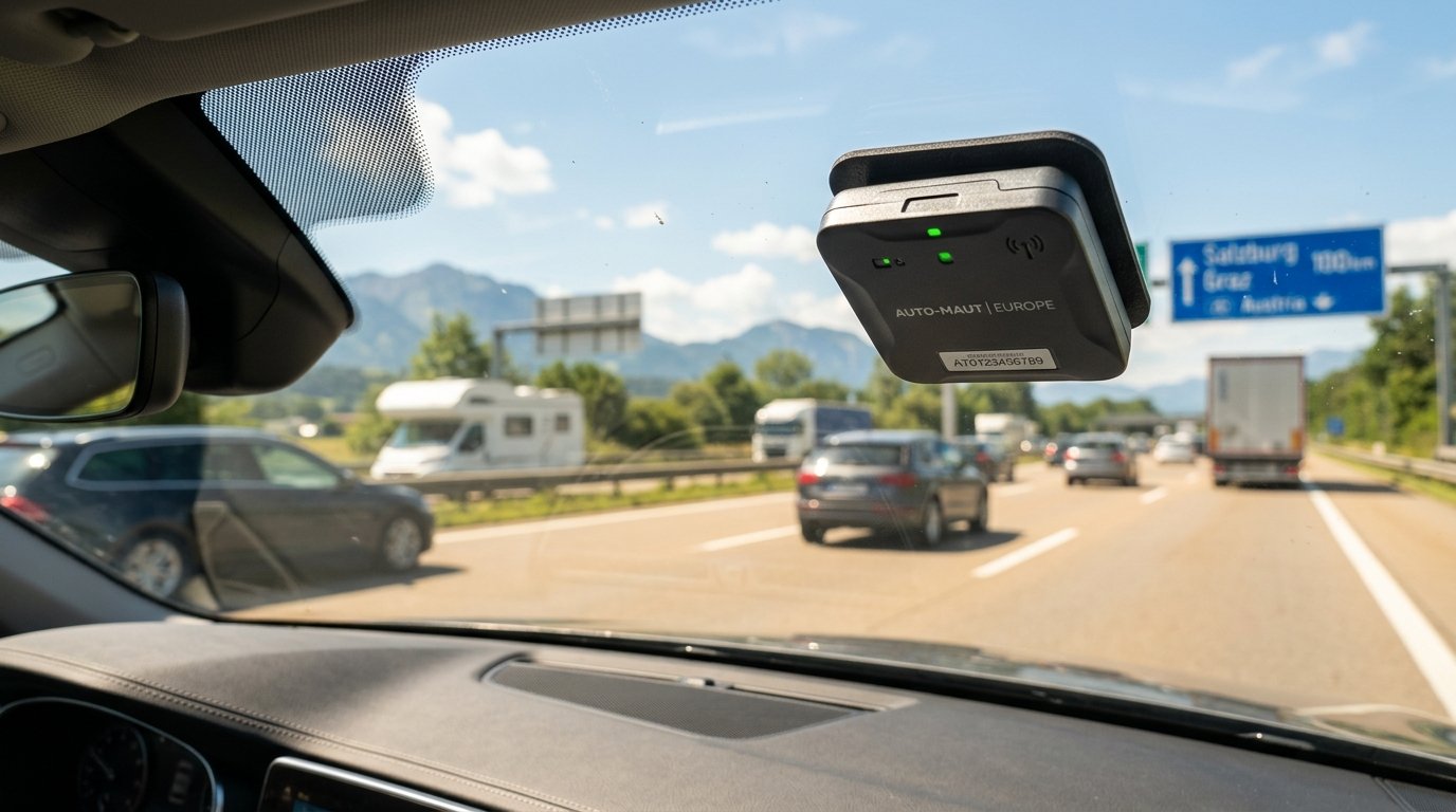 elektronische Mautplakette für Südeuropa: Sparen Sie bis zu 30 Minuten Wartezeit an Mautstationen und reduzieren Sie Reisestress sowie Spritverbrauch