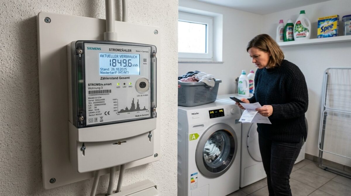 entdecken Sie den häufigsten Wäscherei-Fehler, der Ihre Stromrechnung unnötig erhöht und wie Sie hunderte Euro jährlich durch einfache Gewohnheiten sparen