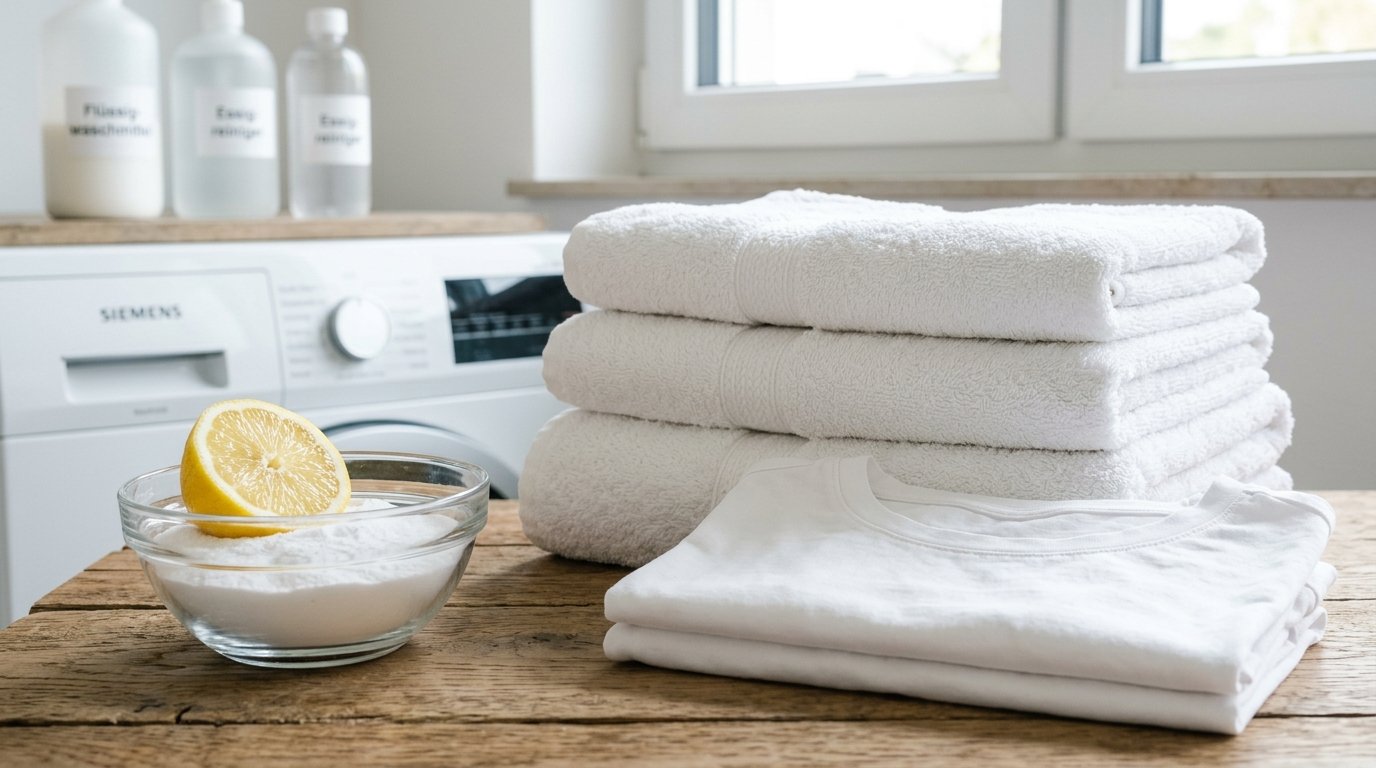 entdecken sie einfache hausmittel zum bleichen von vergilbter wäsche und bringen sie ihre textilien zurück zu ihrem ursprünglichen glanz ohne chemische bleichmittel
