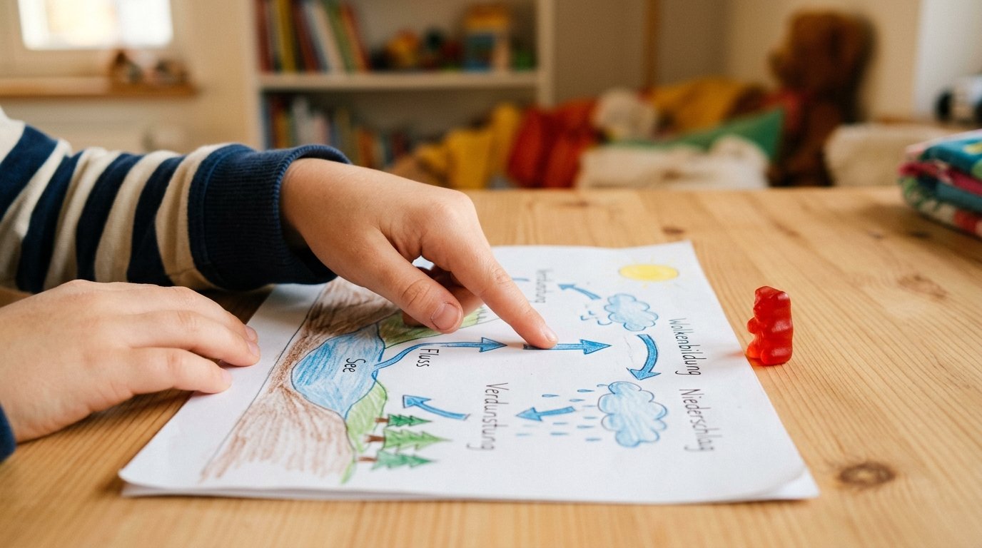 entdecken Sie die einfache Methode, wie brillante Schüler komplexe Ideen verstehen lernen und wie Sie diese Fähigkeit Ihrem Kind zu Hause beibringen können