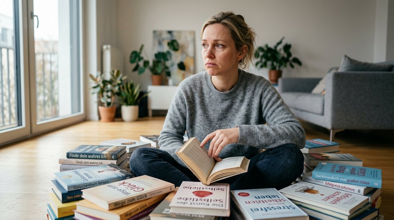 entdecken Sie, warum Menschen Selbsthilfebücher lesen, ohne ihre Gewohnheiten zu ändern – ein psychologischer Selbstschutzmechanismus erklärt