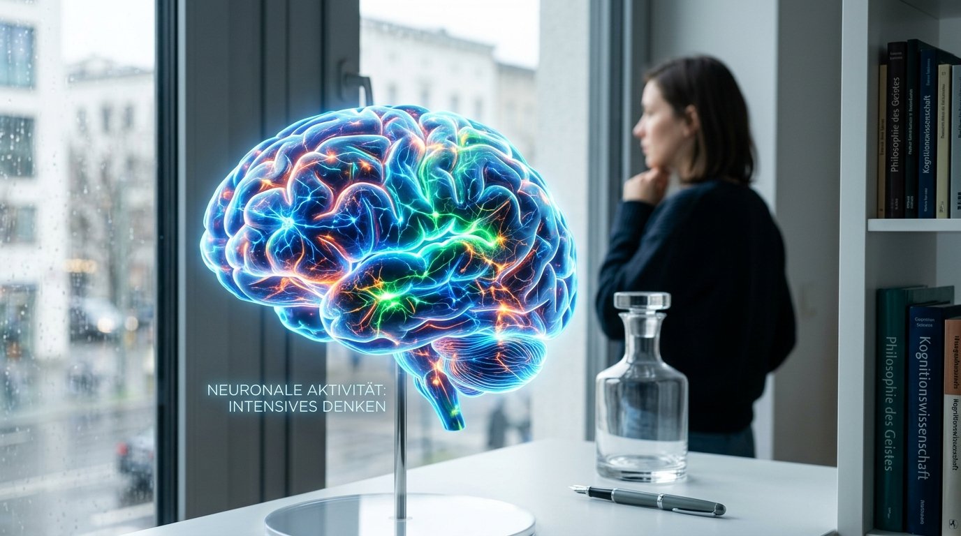 entdecken Sie, wie Sorgen und Grübeln wissenschaftlich mit höherer Intelligenz und bemerkenswerter Gehirnleistung verbunden sind