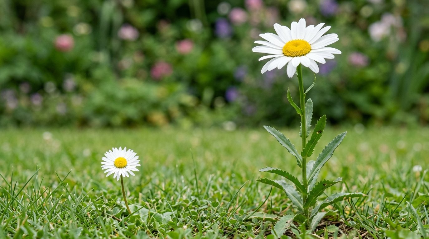 entdecken Sie die 4 wichtigsten Unterschiede zwischen Gänseblümchen und Margeriten für einen perfekten Garten