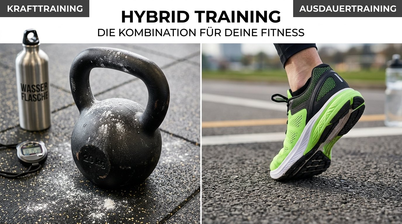 entdecken Sie, wie Hybridtraining Kraft und Ausdauer kombiniert, um Ihren Körper effizienter zu trainieren und mentale Widerstandsfähigkeit aufzubauen