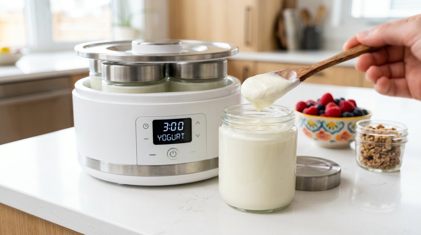 entdecken sie wie eine hochwertige joghurtmaschine hausgemachte desserts perfekt zubereitet und ihnen geld spart mit besserem geschmack