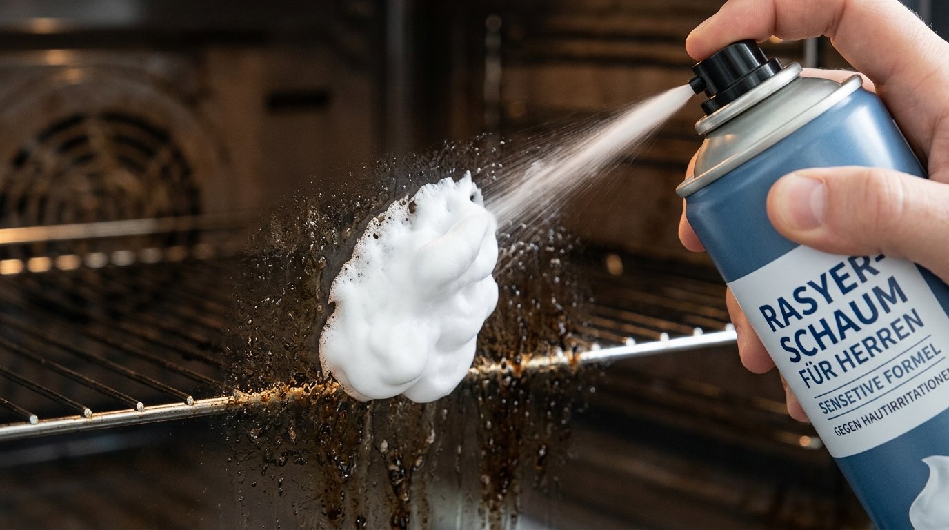 entdecken Sie das überraschende Badezimmerprodukt, das jahrelange Backofen-Verkrustungen mühelos entfernt und Essig sowie Natron schlägt