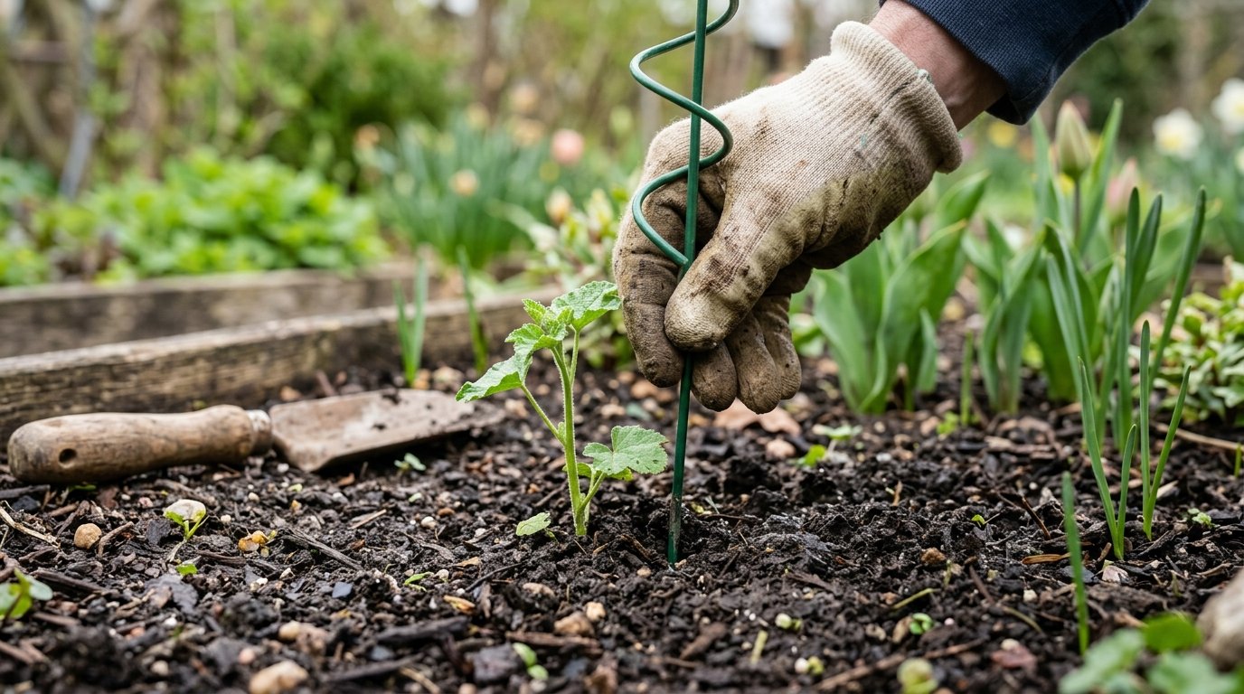 entdecken Sie den geheimen April-Trick für Stockrosen über zwei Meter Höhe ohne Umknicken mit dieser einfachen präventiven Maßnahme für Gärtner