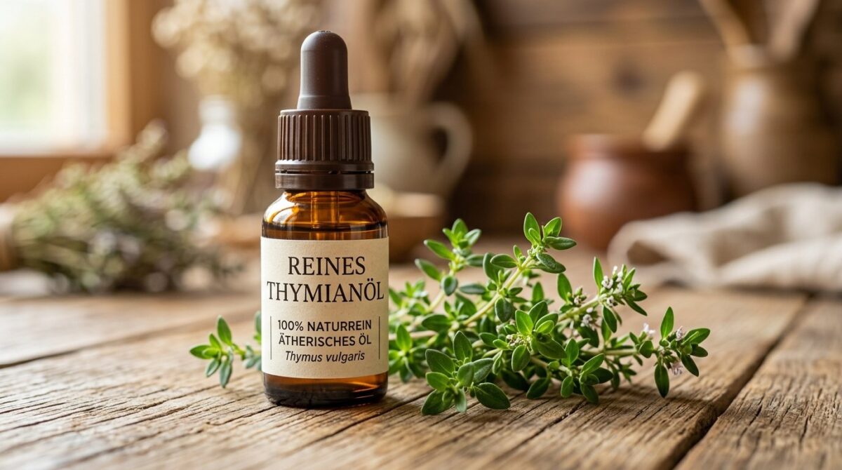 entdecken Sie die vielseitigen Heilkräfte von Thymianöl gegen Husten, Infektionen und alltägliche Beschwerden für natürliche Gesundheit